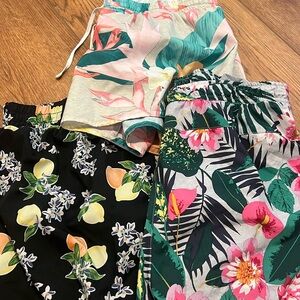 Athleisure shorts- 3 pairs